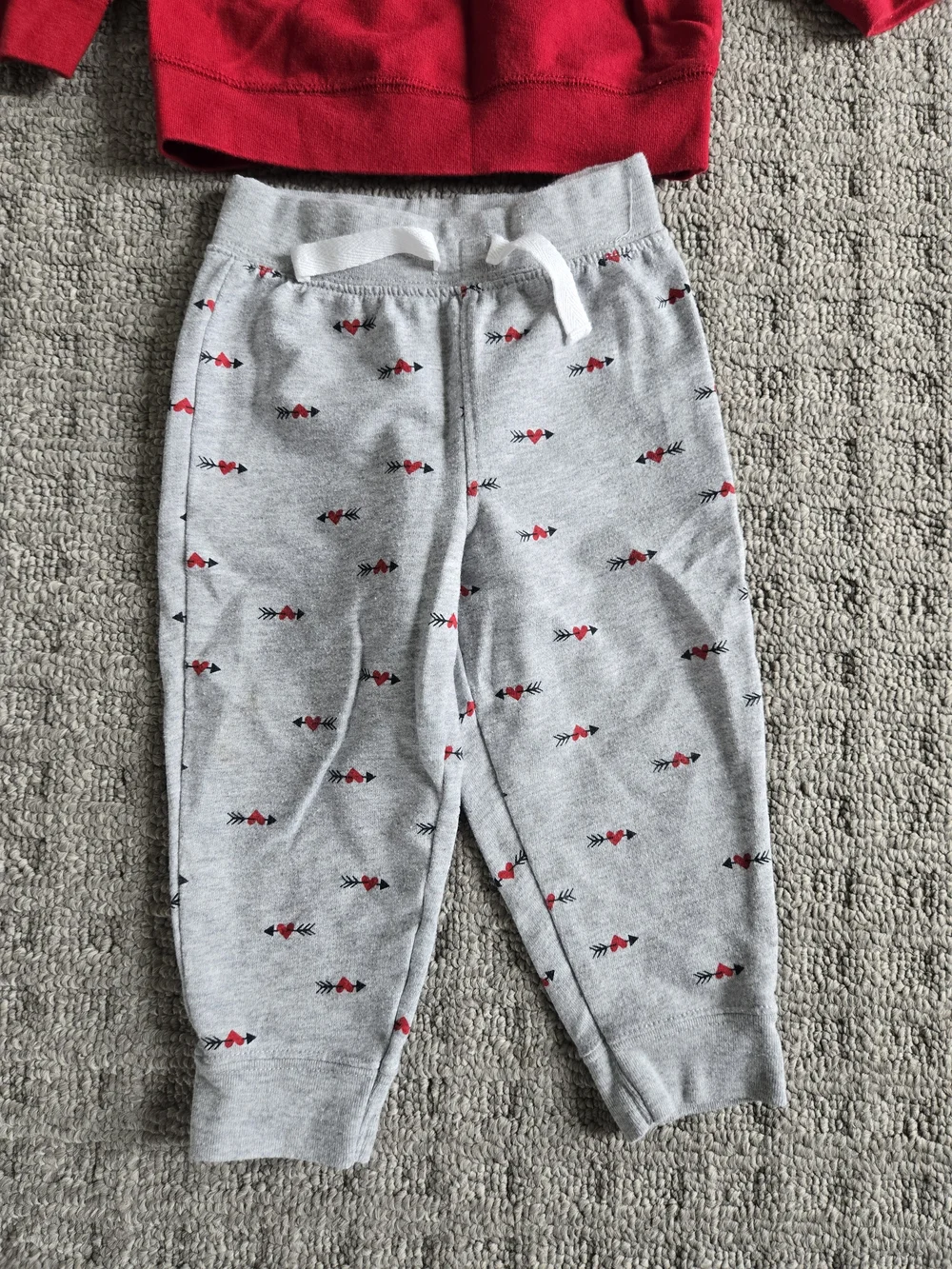 Mr. Irresistible Sweatshirt & Gray Heart-Print Joggers - Valentine's Day Outfit